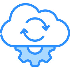 Cloud Processing Icon