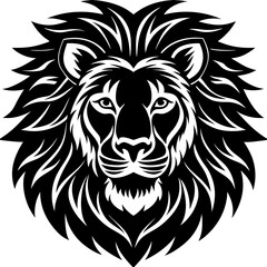 Fototapeta premium beautiful bengal tiger with lush green habitat background