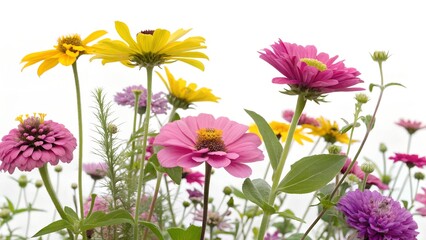 Plants in 3d rendering. Beautiful plant in 3d rendering isolated