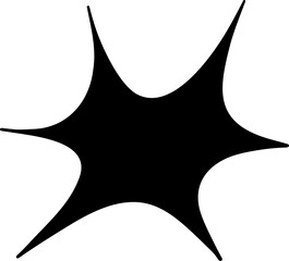 Obraz premium Geometric Pointed Star Shape