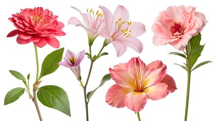 Plants in 3d rendering. Beautiful plant in 3d rendering isolated