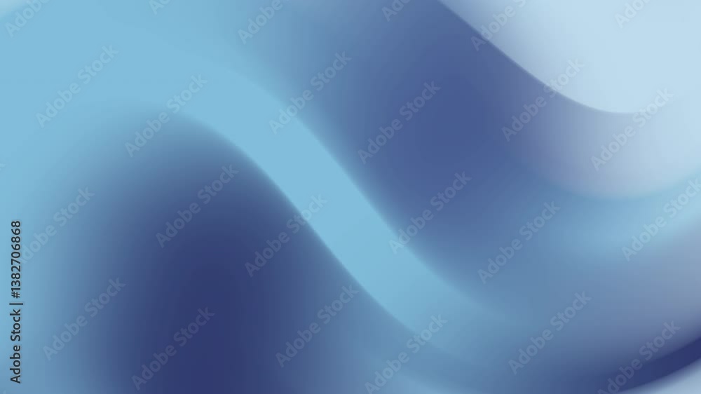 Poster abstract smooth blue gradient background animation