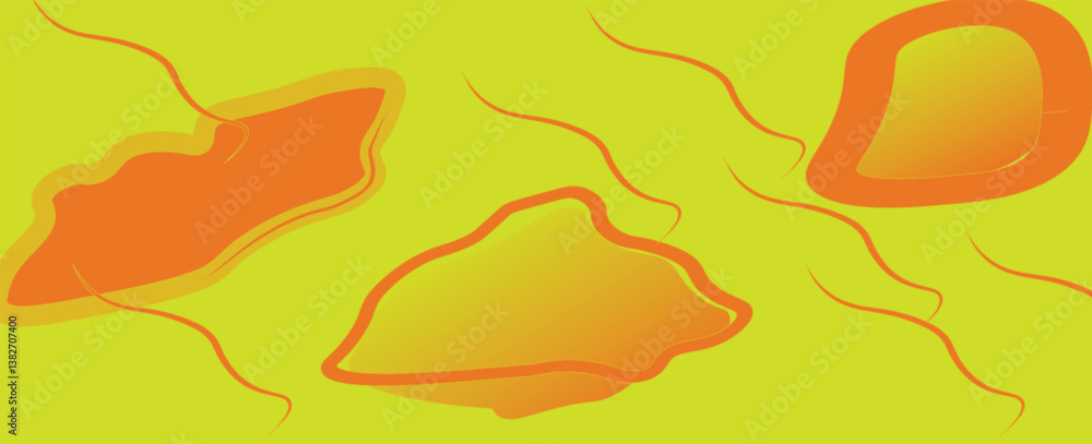 Poster light orange gradient dynamic abstract vector background with diagonal lines. trendy classic colors 