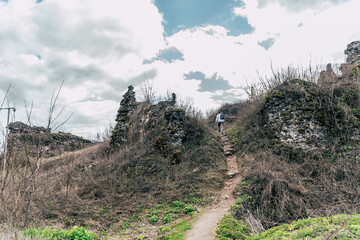 The Khust - Chust Castle in Ukraine