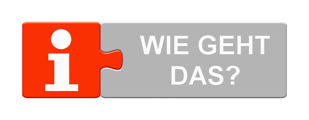 Puzzle Button mit zwei Teilen: Wie geht das?