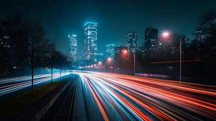 Boost traffic poster. Seo analysis, search optimization marketing for traffic growth with working people, speed metrics on computer screen and flying rocket, vector illustration in contemporary style