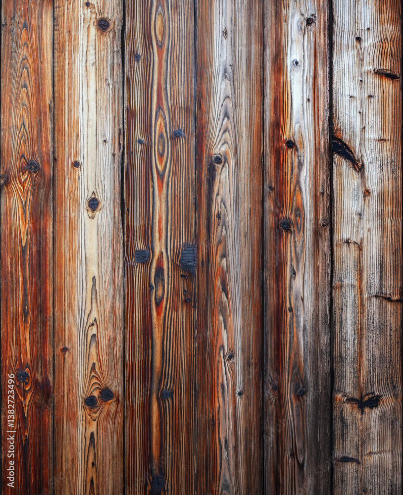 Poster rustic pine planks texture background. wood pattern.