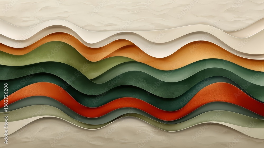 Poster dynamic wave pattern painting, captivating swirl of colors and fluid motion in abstract art