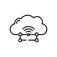 Cloud Computing Network Icon