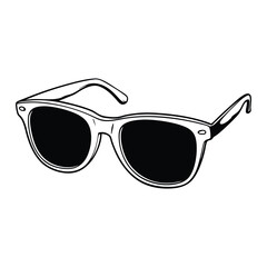 Stylish black sunglasses
