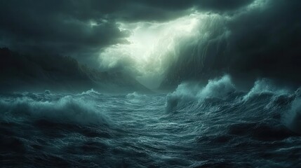 Dark Ocean Storm