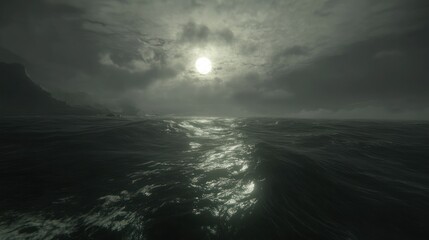 Dark Ocean Storm