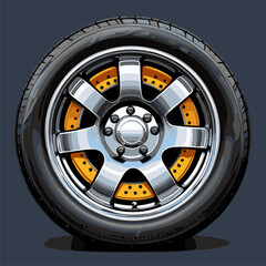 Obraz premium vector rims for graphic design