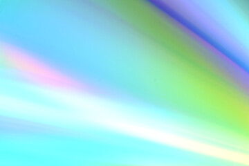 holographic rainbow colored reflection on a CD