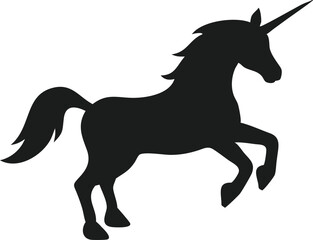 unicorn horse silhouette 