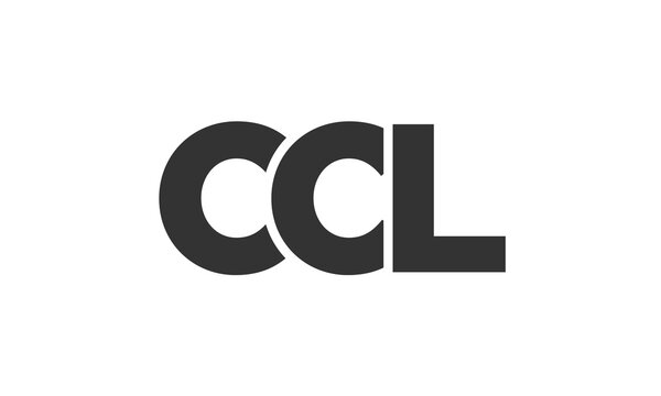 CCL logo design template with strong and modern bold text. Initial based vector logotype featuring simple and minimal typography. Trendy company identity.