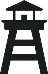 watchtower silhouette 