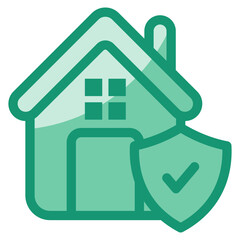 Property Insurance Icon Element For Design