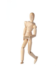 Articulated mannequin and Wooden model captures lifelike motion, perfect for artists and dynamic sketches. A Wooden dummy takes its first steps, moving like a Poseable figure. This