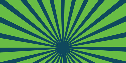 Green comic book background with halftone dots.