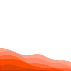 abstrack orange wave line