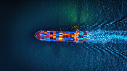 Customs document with red tariff stamp on wooden crate, international shipping, import export logistics and freight transportation concept.