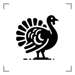 Turkey Symbol Icon Animal Pic...