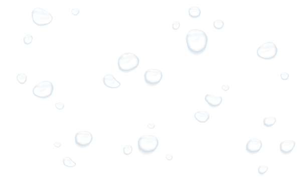 Realistic blue water drops. PNG drops, condensation on the window, transparent water drop. Abstract water drops, bubbles on transparent background, digital liquid design, Stock royalty free