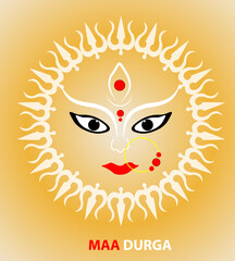 GODDESS MAA DURGA VECTOR DESIGN