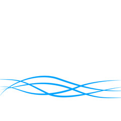 abstract blue waves