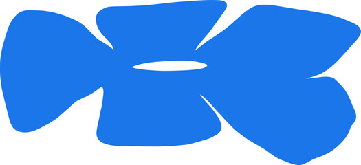 Flowers abstract doodle outline hand drawing illustration set