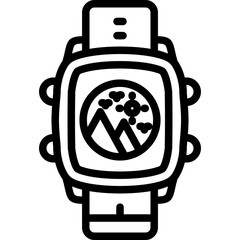 Naklejka premium Photos Icon