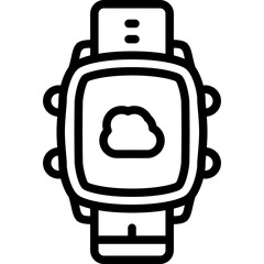 Naklejka premium Cloud Icon