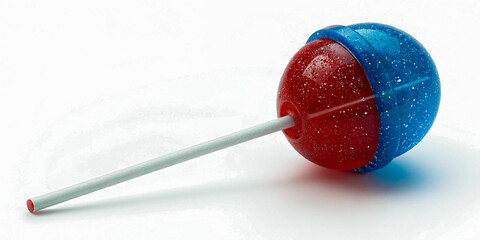 Colorful Lollipop Isolated on white  Background – Sweet Candy 