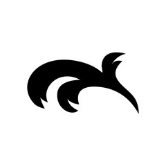 Vintage Flourish Ornament. Floral Ornament template for logo crest. Heraldry crest templates. Vector illustration
