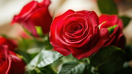 Rose close-up illustration.