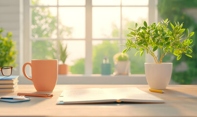 Modern Retro Office Space for Budgeting and Accounting Activities