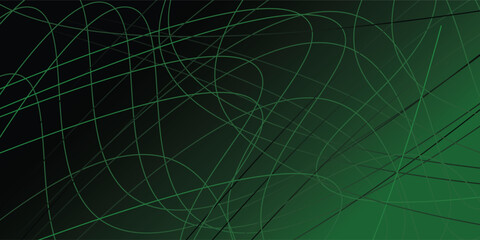 Abstract halftone background made of dots and lines in green colors