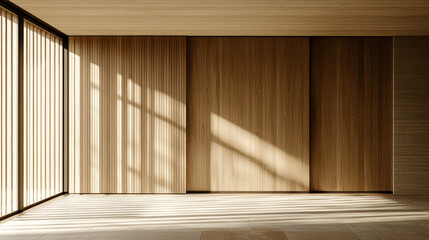 modern wooden interior design