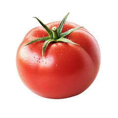 Vibrantly colored ripe tomatoes with smooth glossy skin and plump juicy interiors, ready to eat