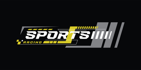 Obraz premium Abstract sticker sports vinyl automotive element