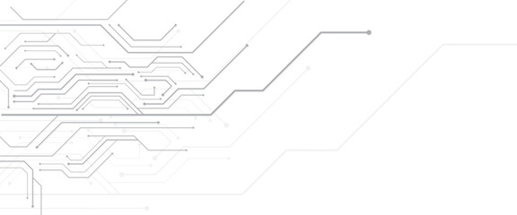 Vector abstract digital background with technology circuit board texture