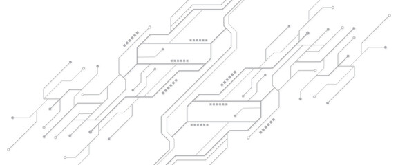 Vector abstract digital technology circuit diagram concept technology High-tech circuit board .