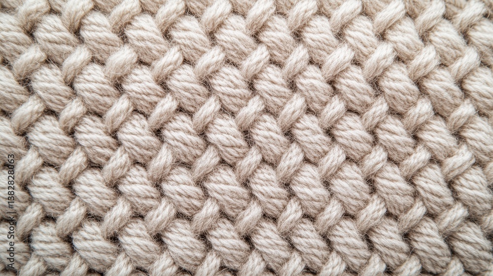 Aufkleber a close-up view of a textured woven fabric with a beige color, showcasing intricate patterns and fib