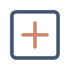 Obraz premium Plus Sign Learning Icon