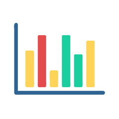  Statistical Bar Graph Icon