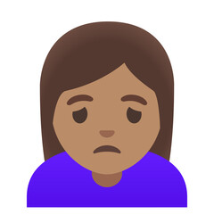 Woman Frowning
