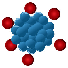 Lymphoma flat Illustration