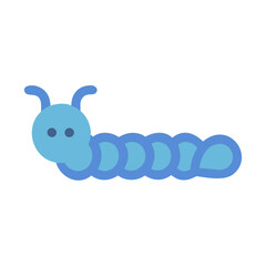  Cartoon Caterpillar Icon Design