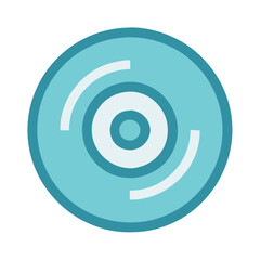  CD Disk Icon for Media